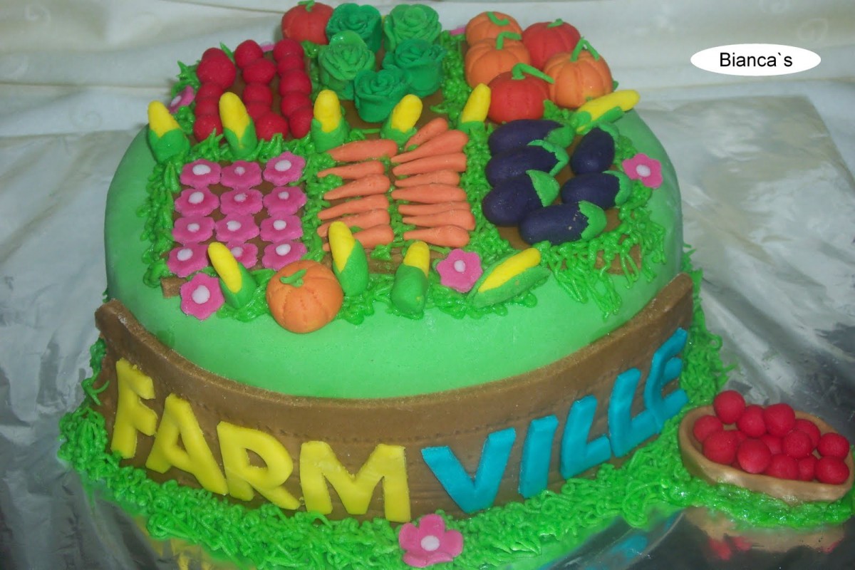 Tort Farmwille (Farmville cake)