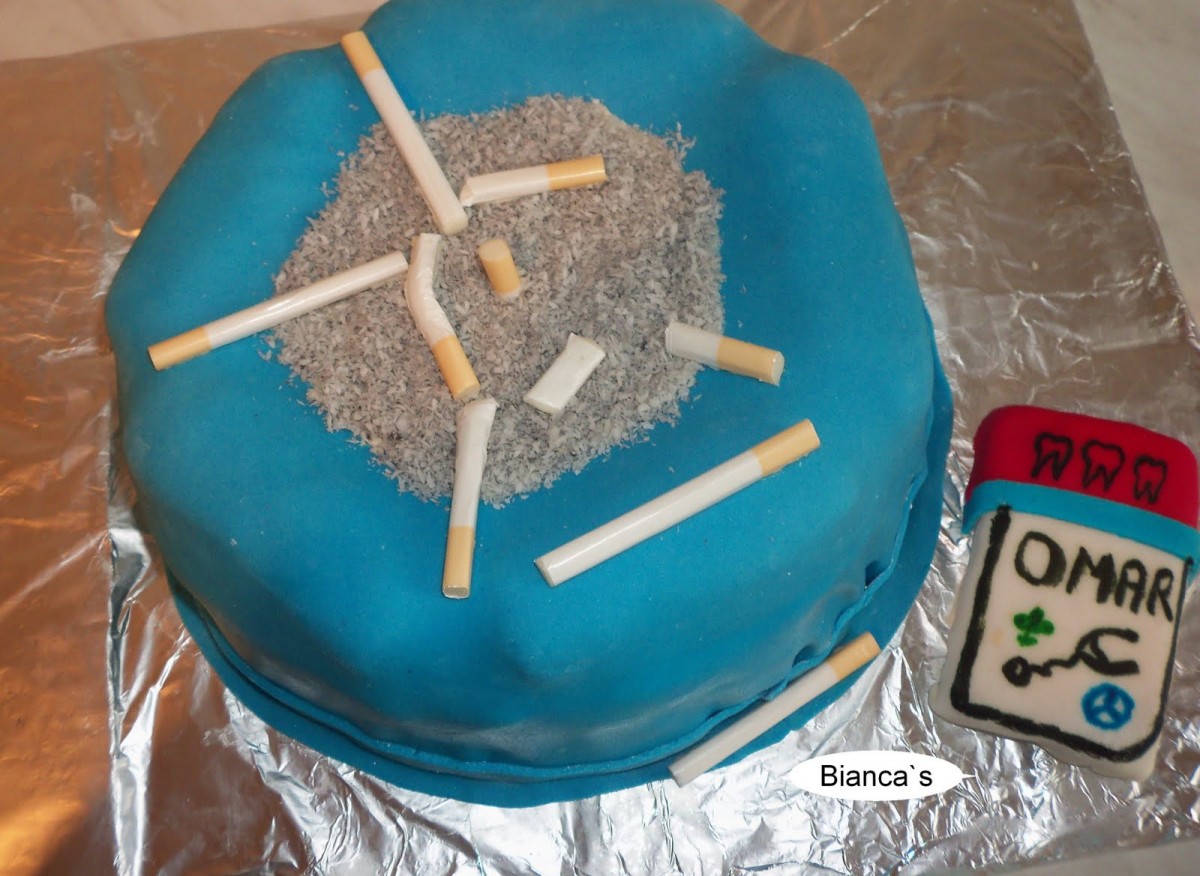 Tort scrumiera ( Ashtray cake)