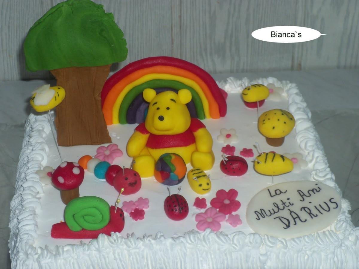 Tort Winnie si curcubeul
