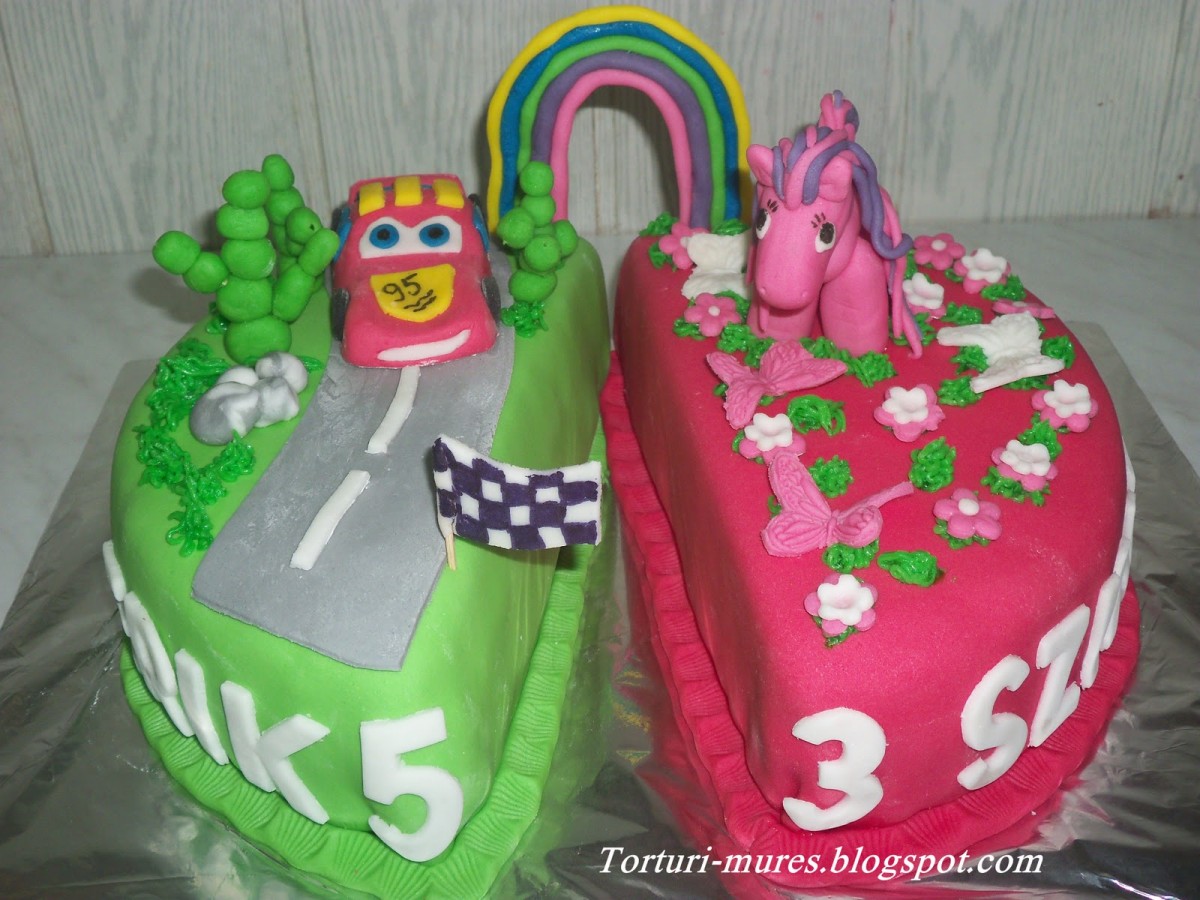 Tort cu Fulger McQueen si ponei