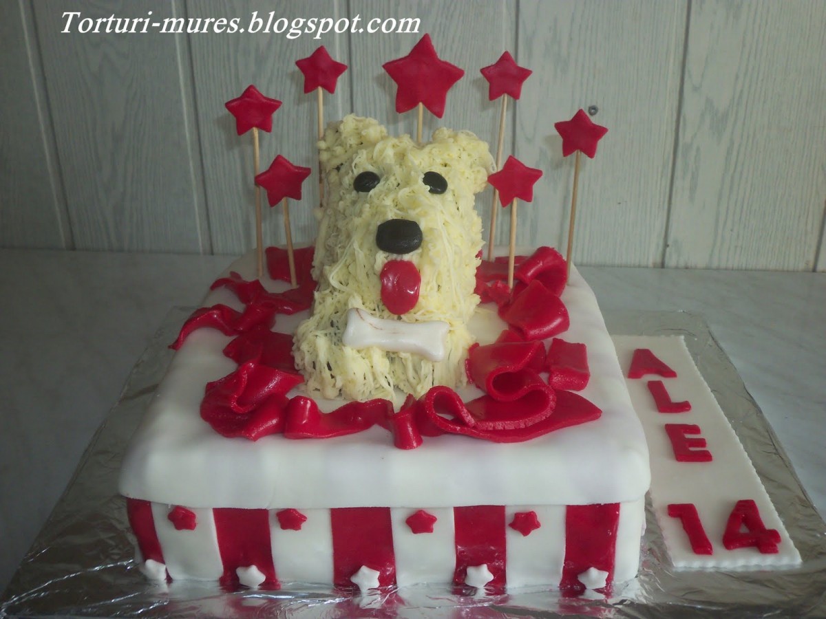 Tort cutie cu catel