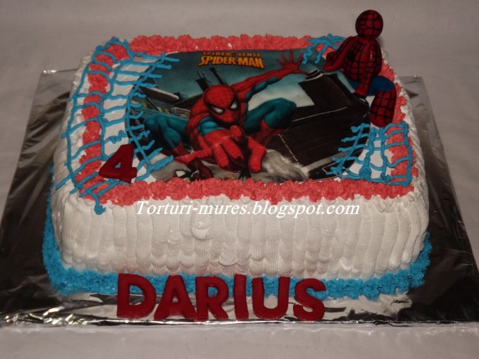 Tort cu folie Spiderman