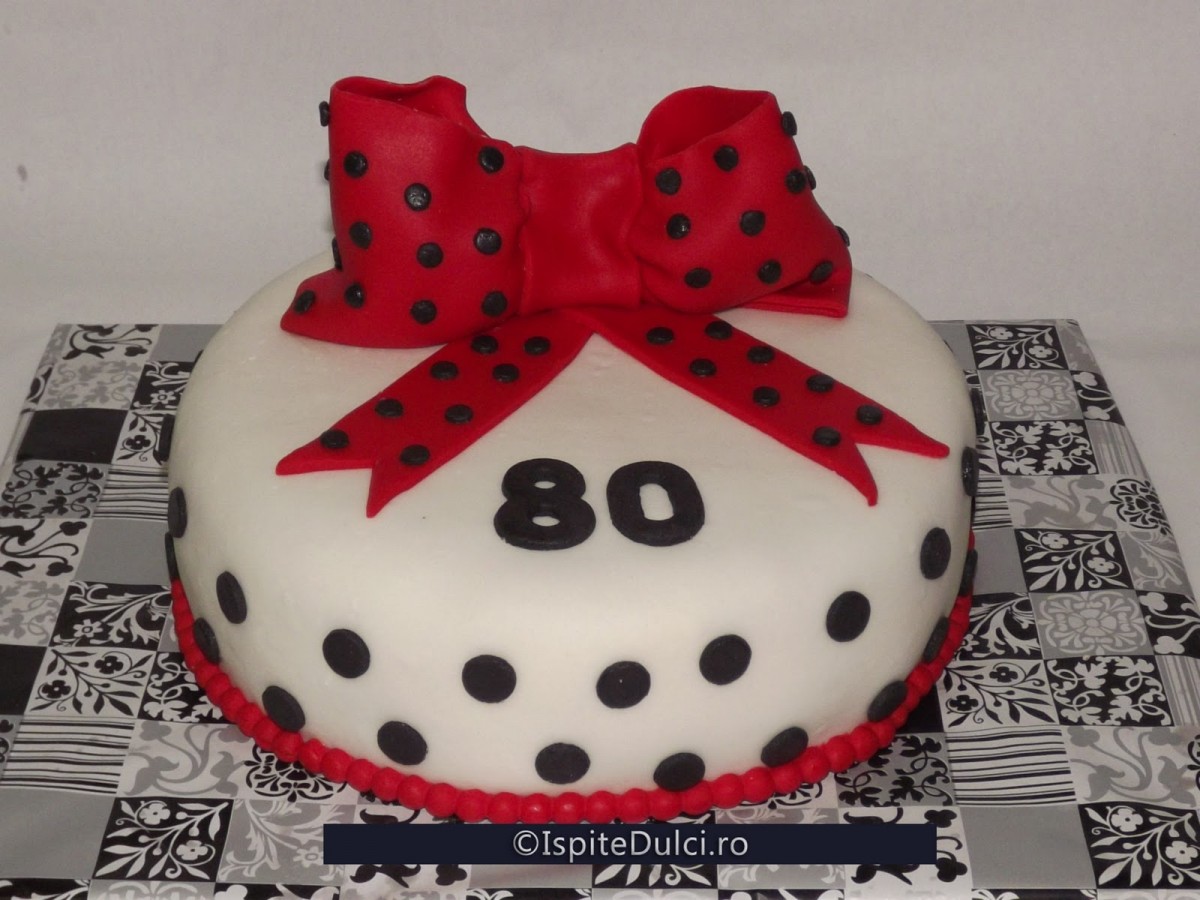 Tort 80 ani