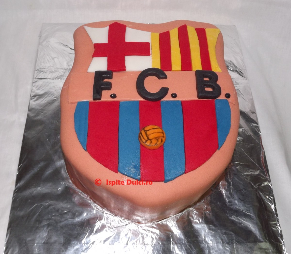 Tort sigla FC Barcelona