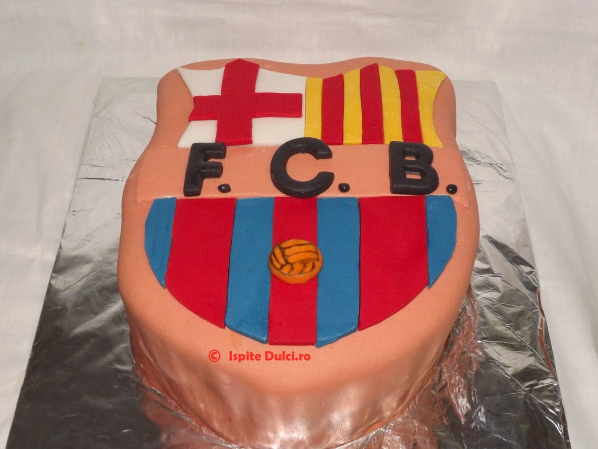 Tort sigla FC Barcelona