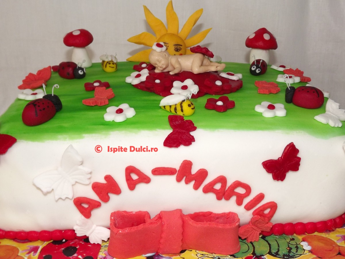 Tort botez vesel
