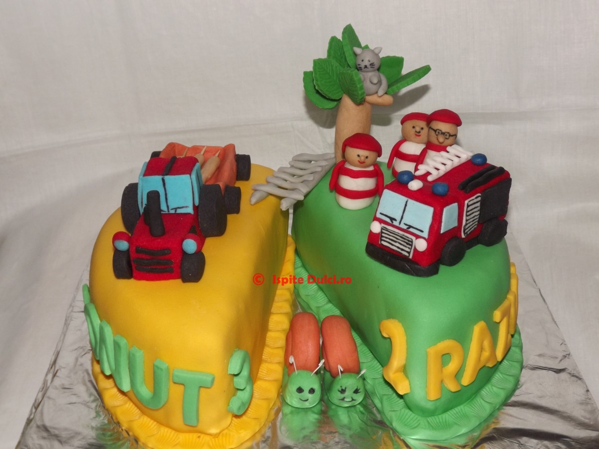 Tort pentru frati cu Fireteam si tractor