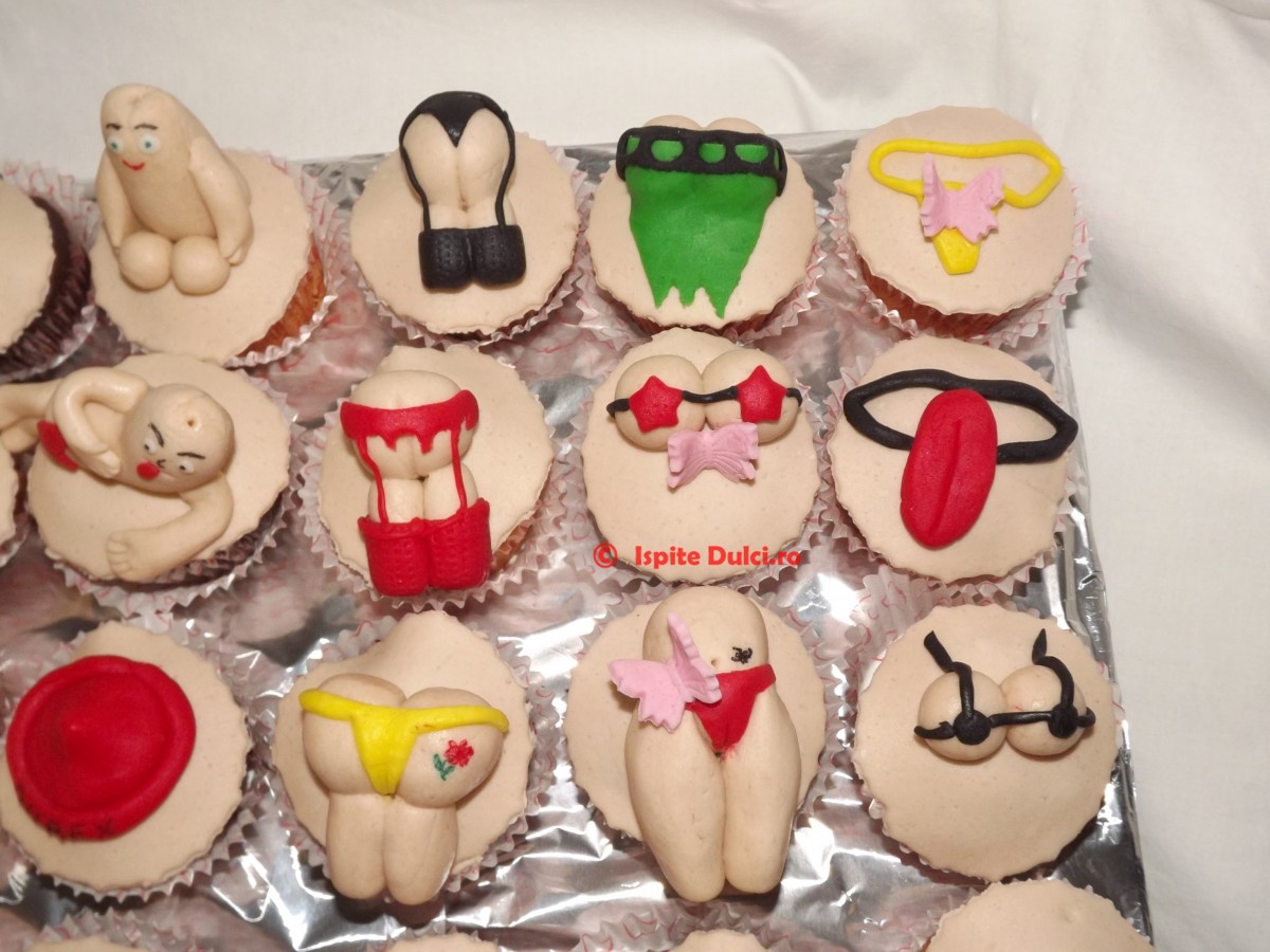 Cupcakes pt petrecerea burlacelor, burlacilor