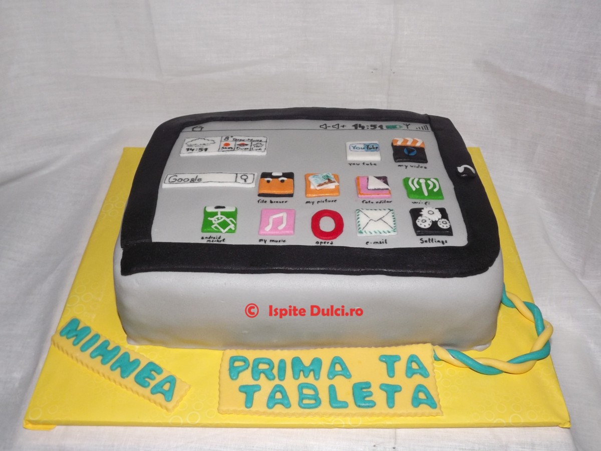 Tort tableta pentru Mihnea