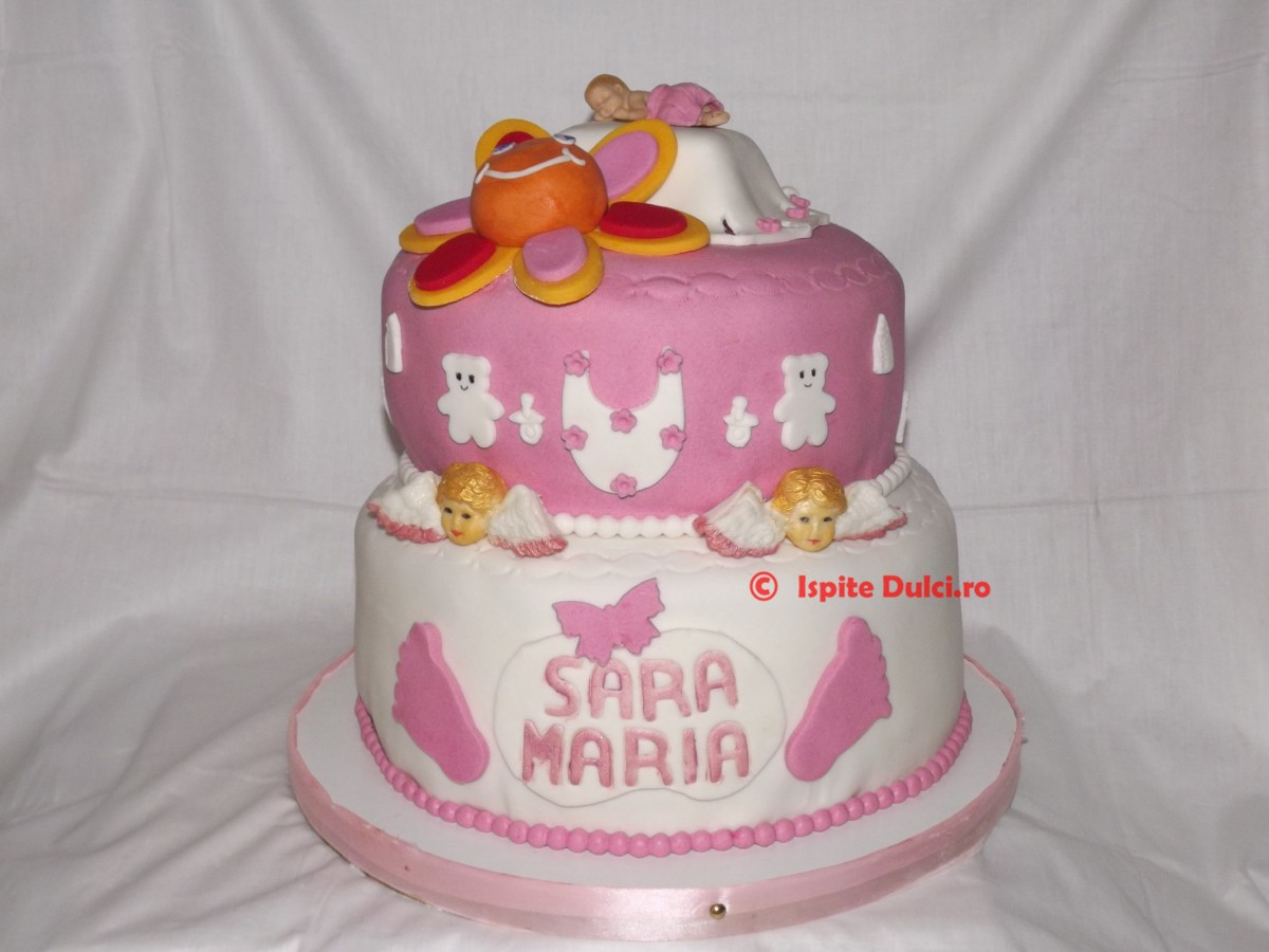 Tort de botez Sara Maria