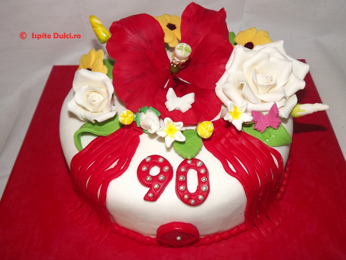 Tort cu flori