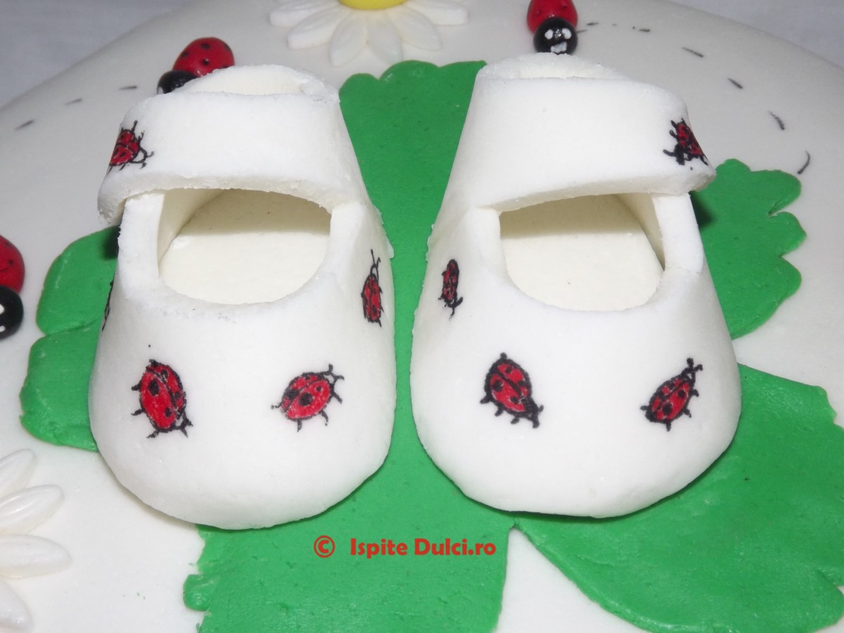 Tort de botez cu buburuze