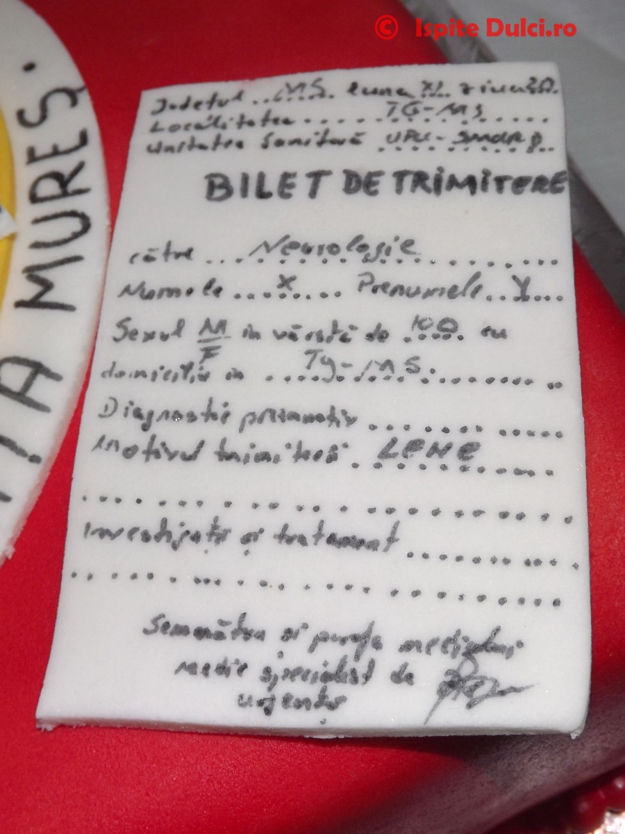 Tort chef SMURD MURES