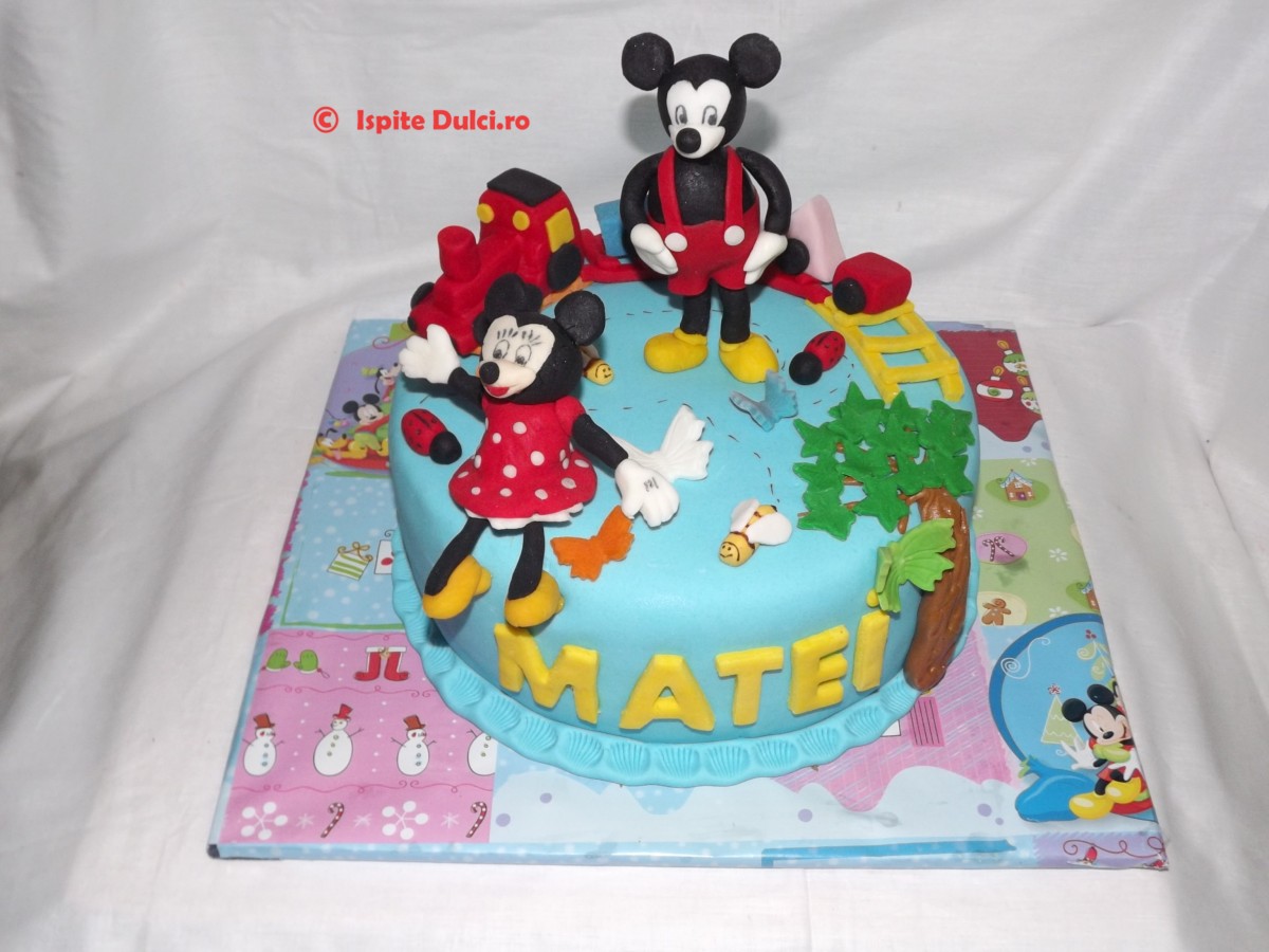 Tort cu Minnie si Mickey pentru Matei