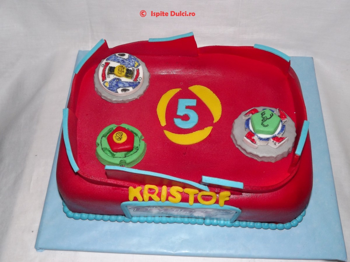 Tort beyblade arena pentru Kristof