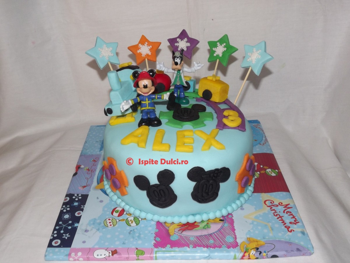 Tort cu Mickey si Guffy pentru Alex