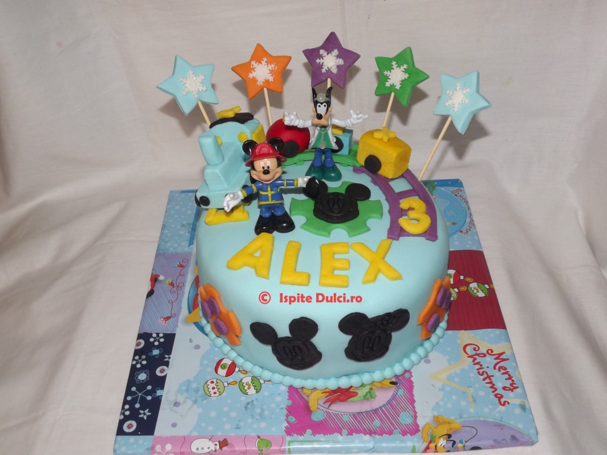 Tort cu Mickey si Guffy pentru Alex
