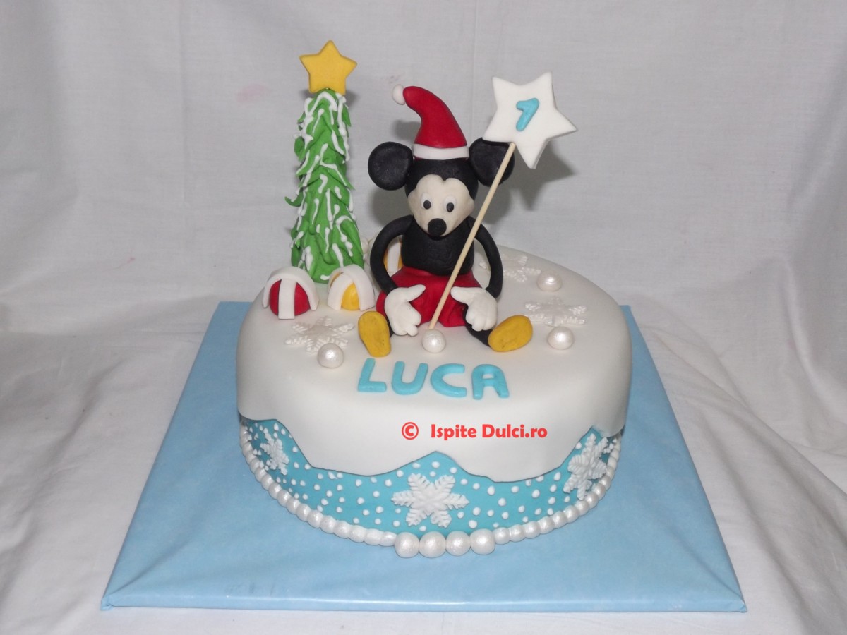 Tort cu Mickey Mouse pentru Luca