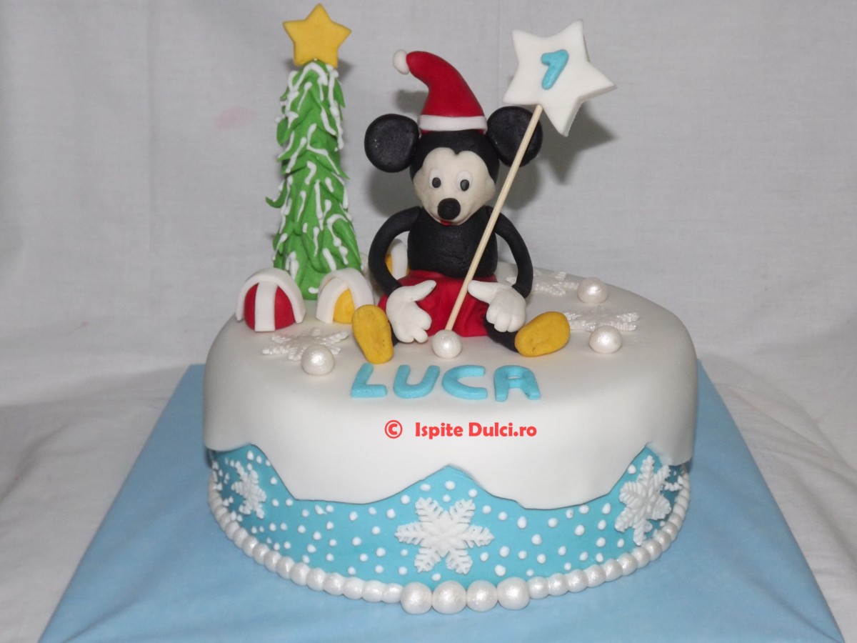 Tort cu Mickey Mouse pentru Luca