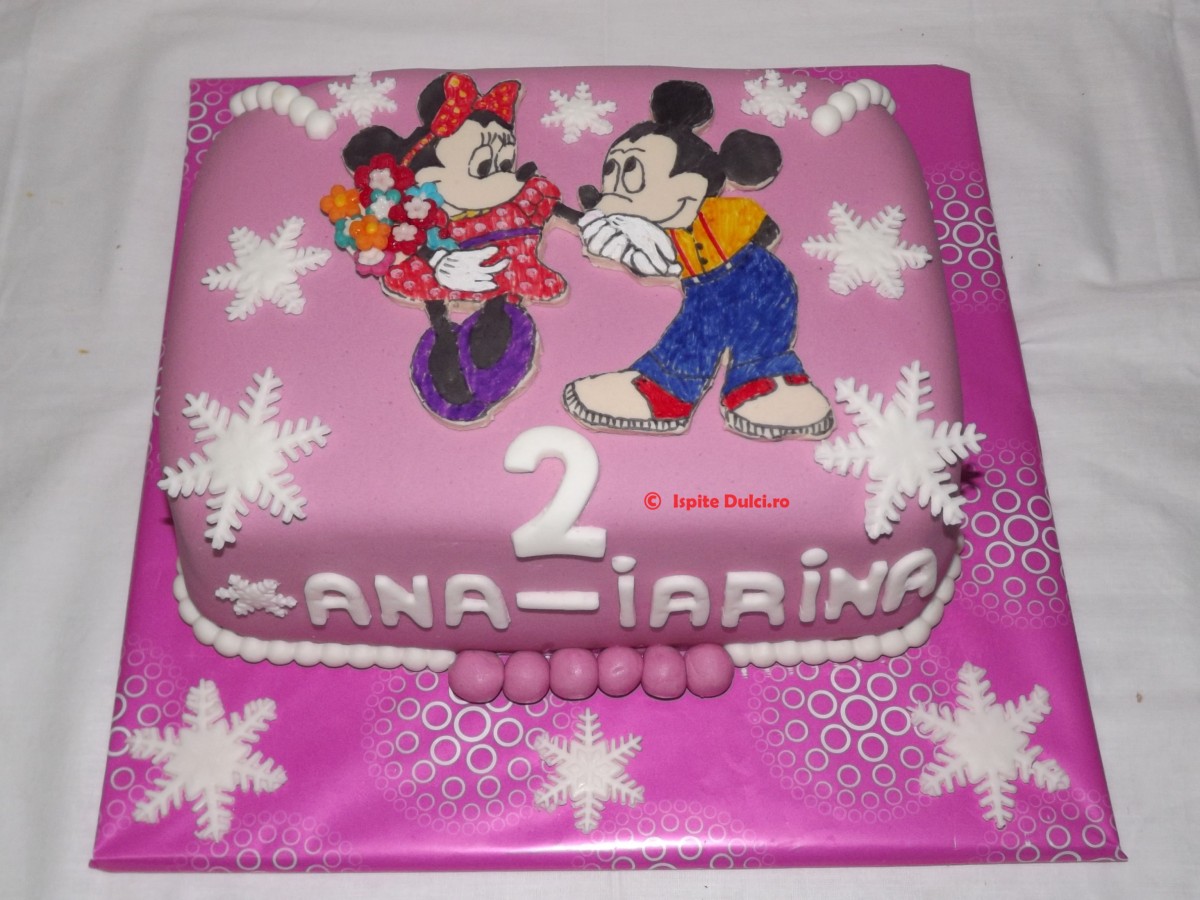 Tort cu Minnie si Mickey