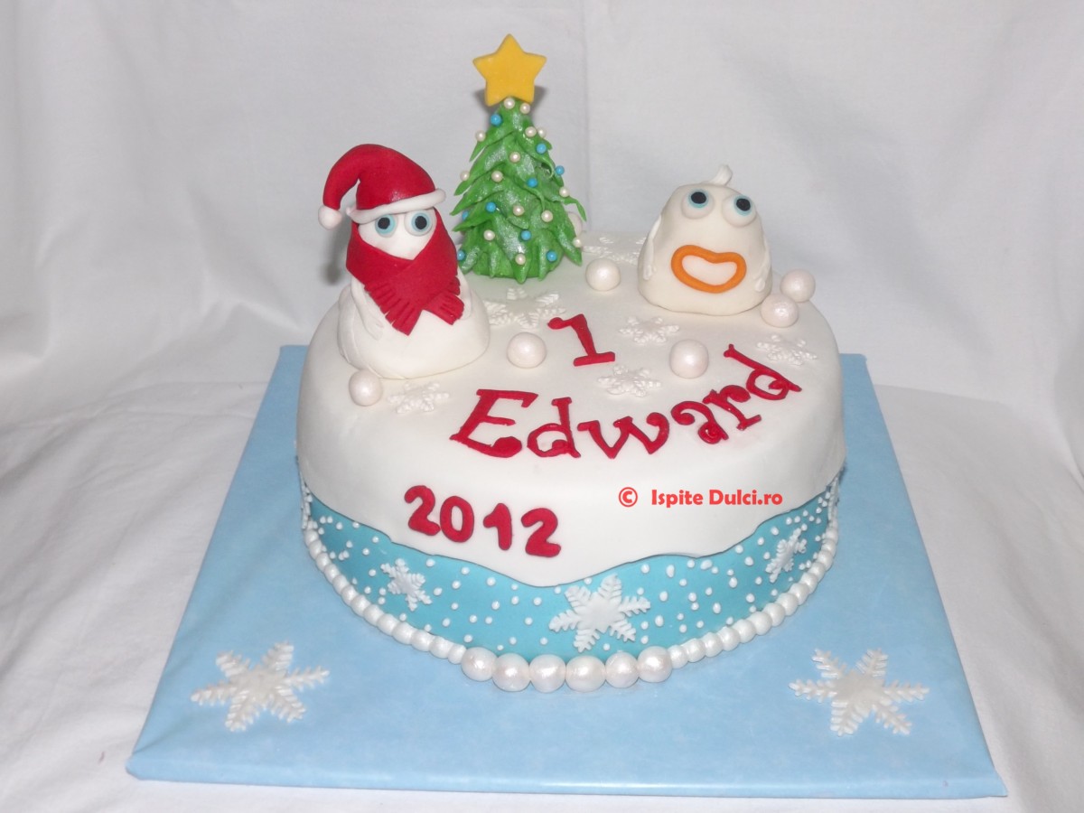 Tort cu figurine Orange pt Edward
