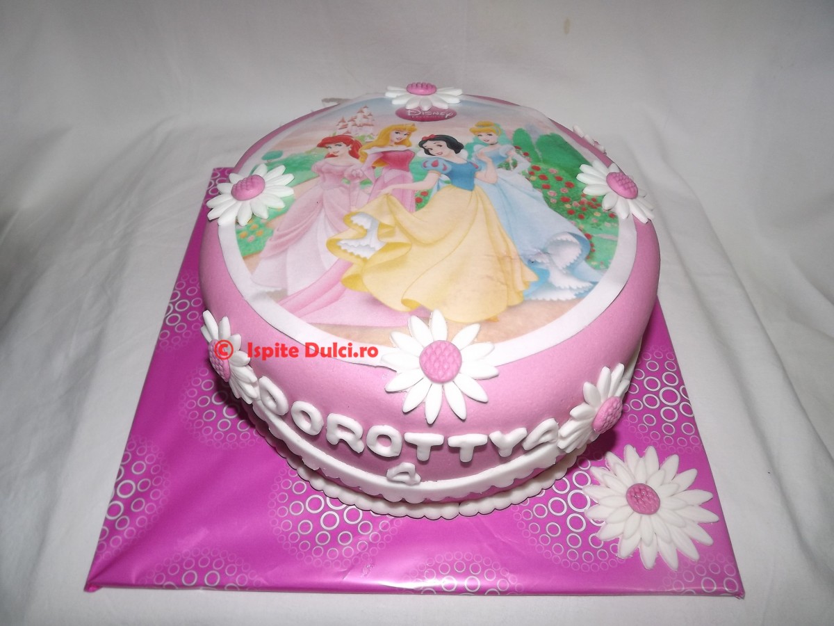 Tort cu folie printese pentru Dorottya