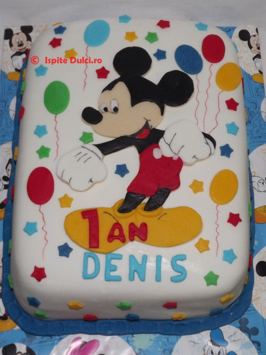 Tort Mickey pentru Denis