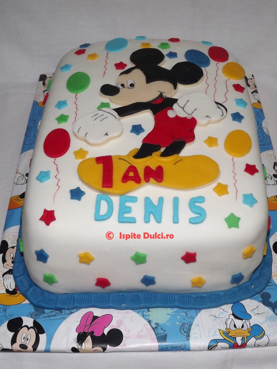 Tort Mickey pentru Denis