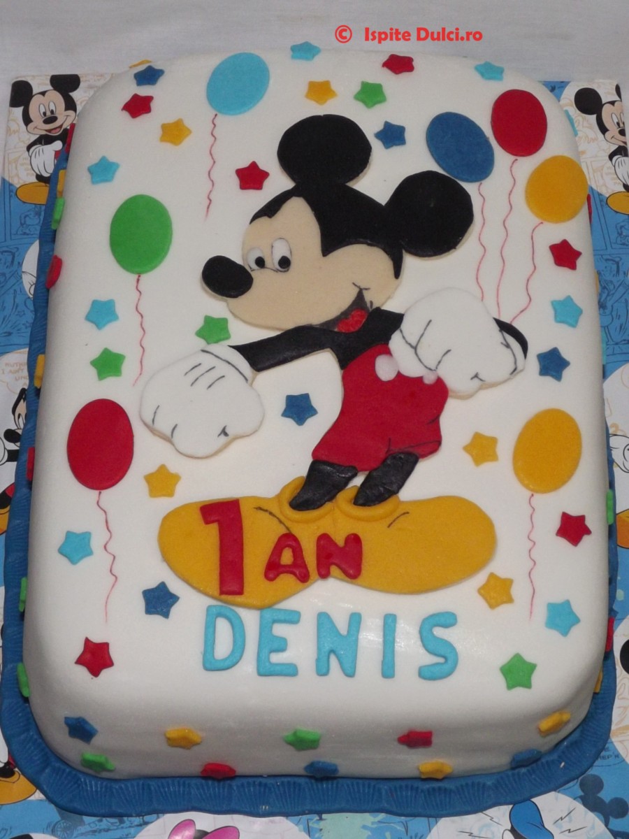 Tort Mickey pentru Denis