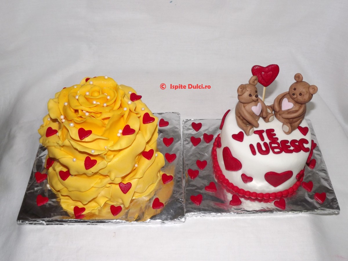 Torturi oferite cadou de  Sf Valentin