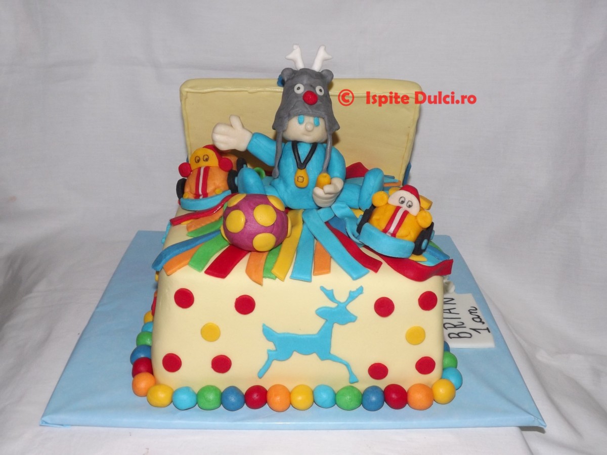 Tort cutie cadou pentru Brian