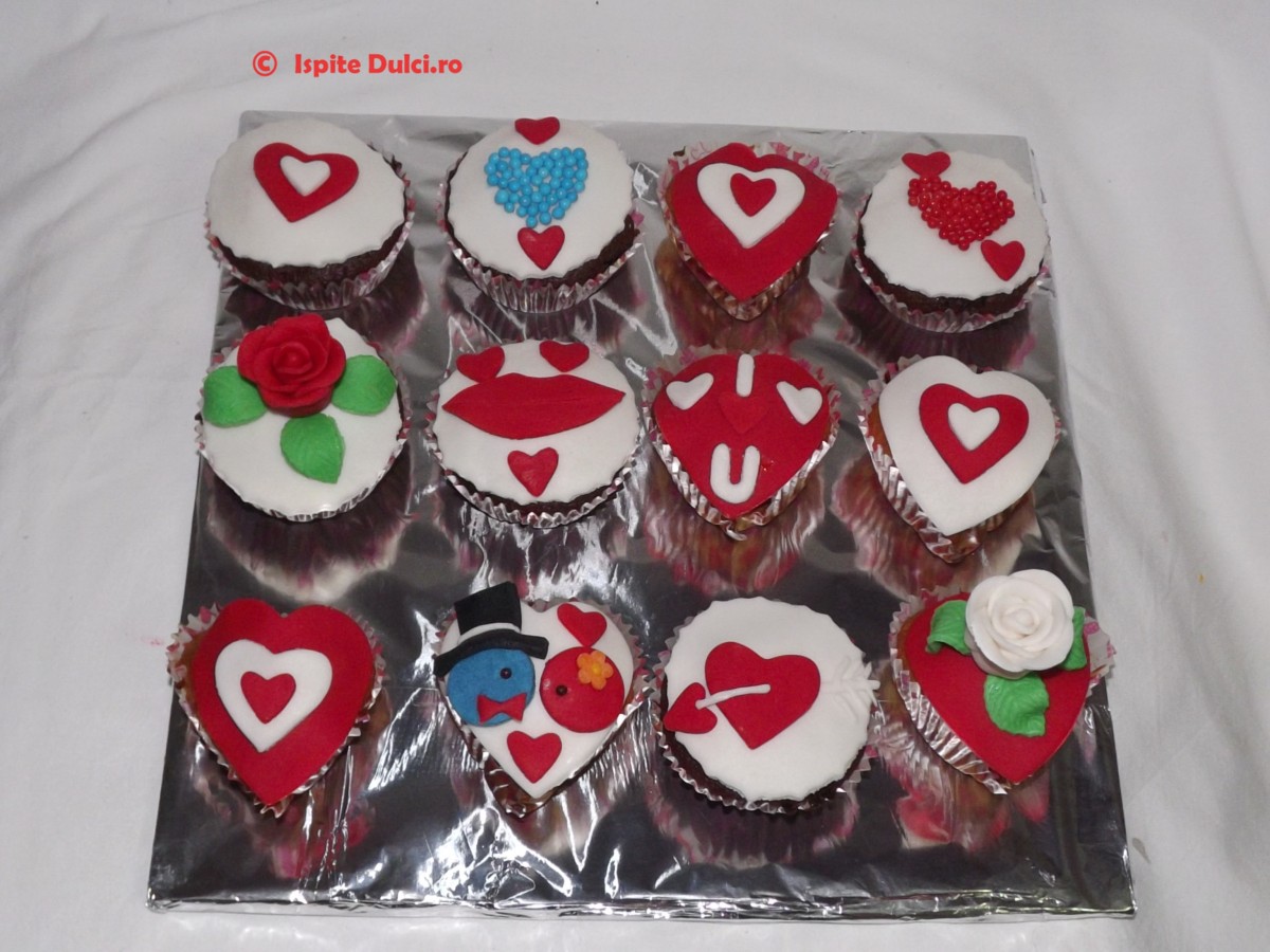 Cupcakes de Sf valentin