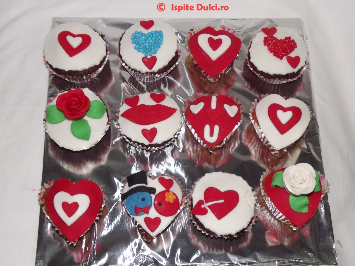 Cupcakes de Sf valentin