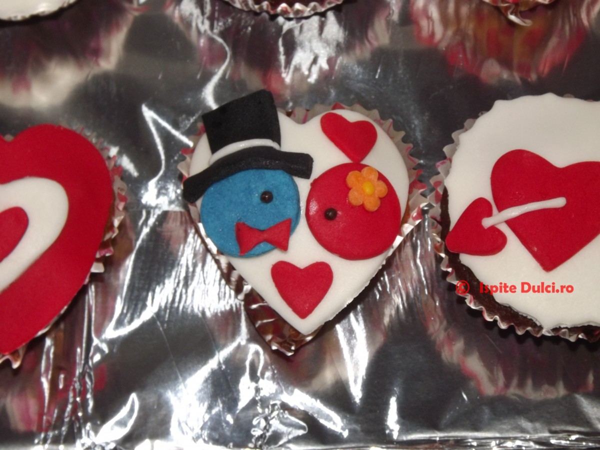 Cupcakes de Sf valentin
