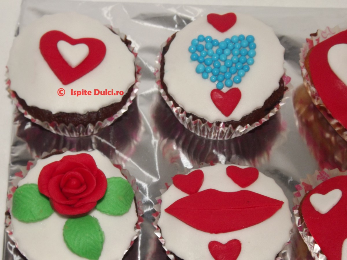 Cupcakes de Sf valentin