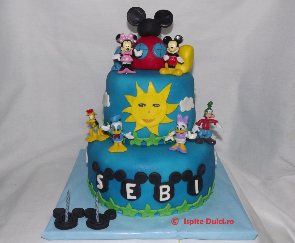 Tort clubul lui Mickey Mouse pentru Sebi