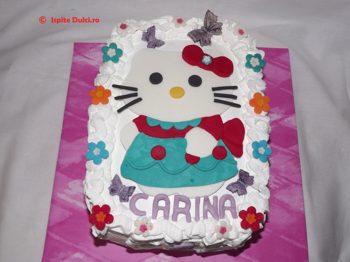 Tort Hello Kitty pentru Carina