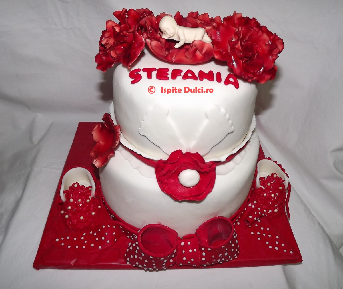 Tort de botez pentru Stefania