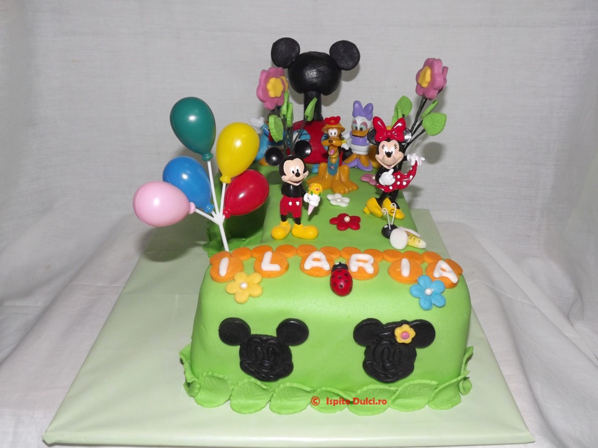 Tort 1 an pentru Ilaria cu Mickey si prietenii
