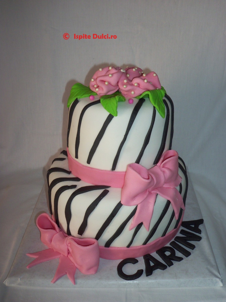 Tort zebra pentru Carina