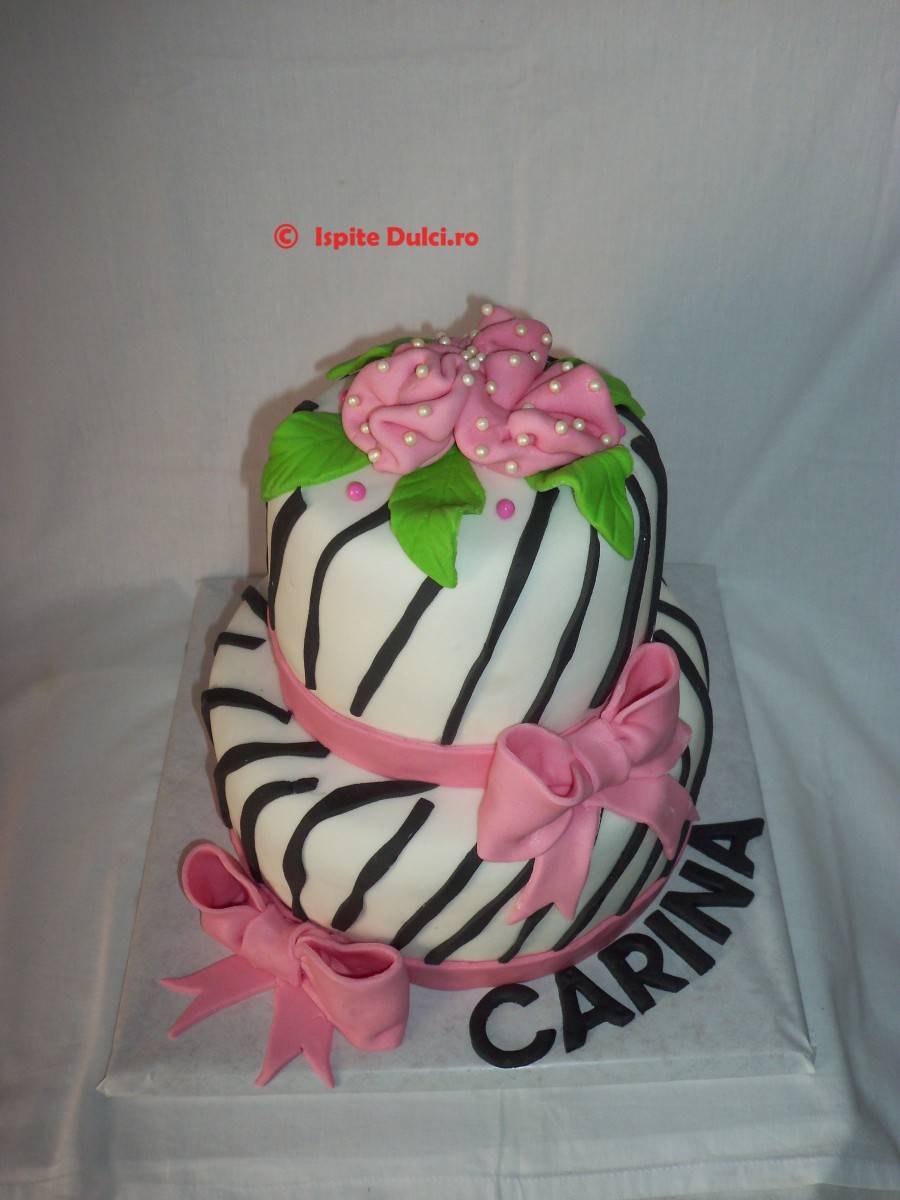 Tort zebra pentru Carina