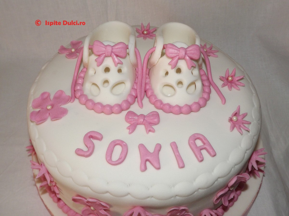 Tort de botez pentru Sonia