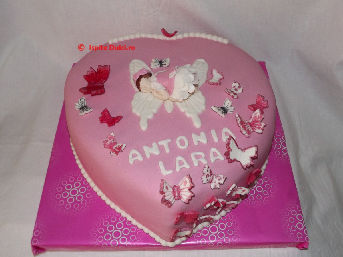 Tort de botez inimioara pentru Antonia
