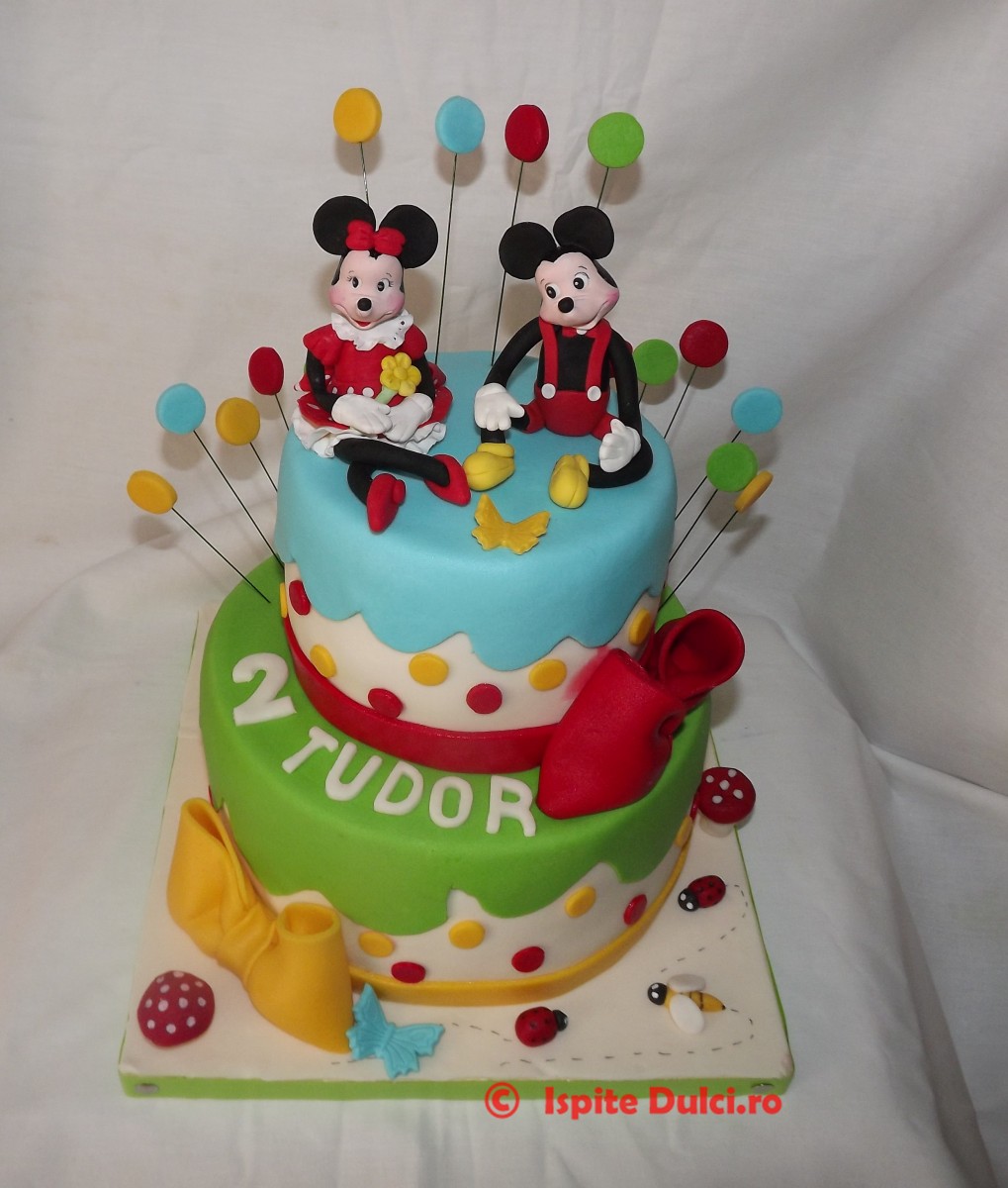 Tort cu Mickey si Minnie pentru Tudor