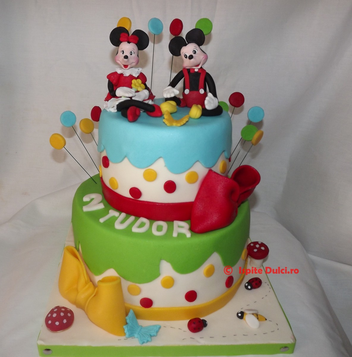 Tort cu Mickey si Minnie pentru Tudor
