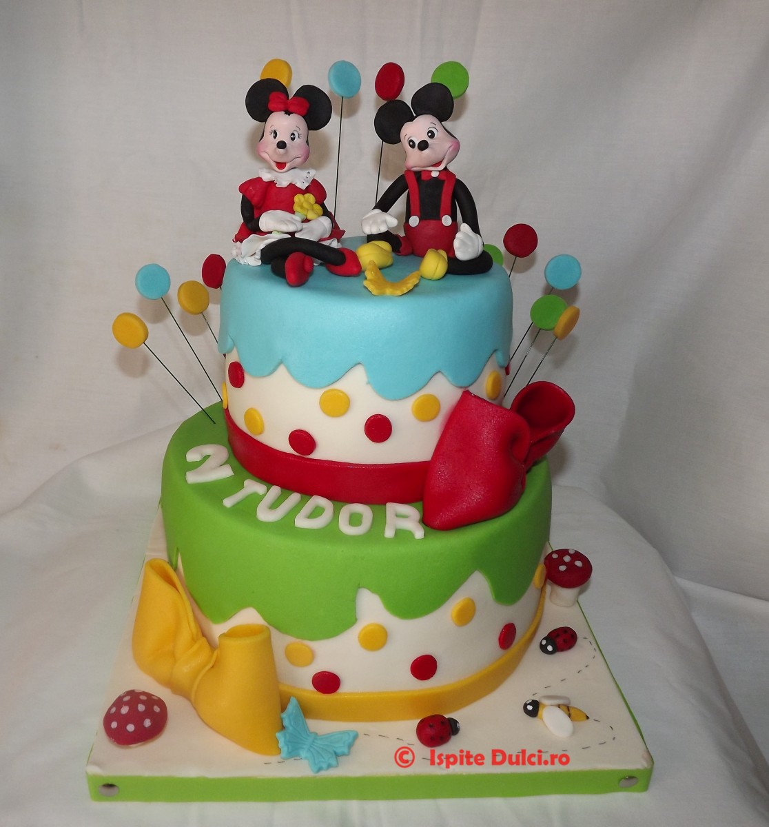 Tort cu Mickey si Minnie pentru Tudor