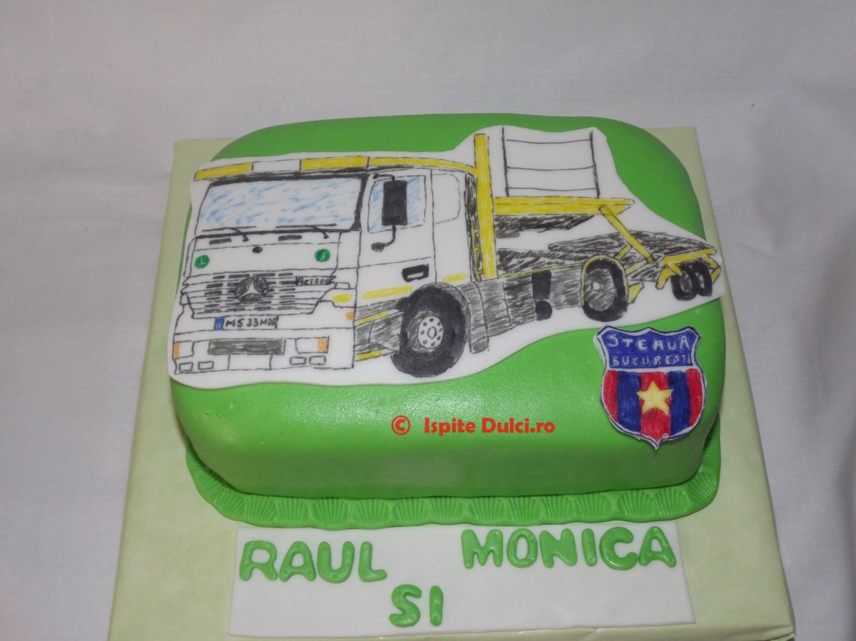 Tort cu tir si emblema Steaua