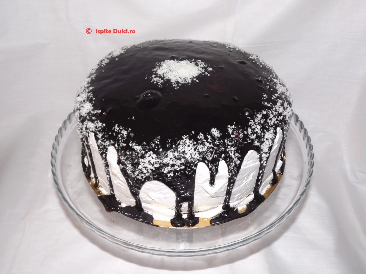 Tort cu ciocolata si cocos