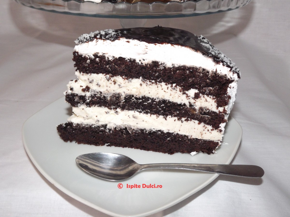 Tort cu ciocolata si cocos