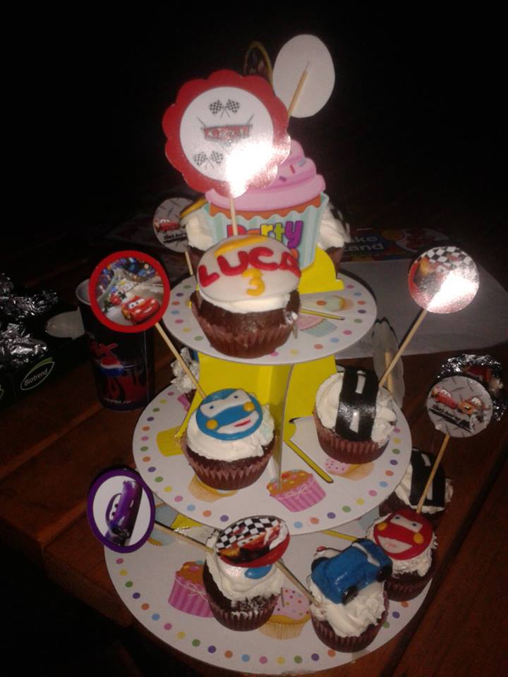 Cupcakes cu tema Cars pentru Luca